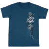 Hawaiian Performance Surfwear® Child's Tee - Tribal Honu: Blue -Fashion Store 13619 ChildTeeHPSTribalHonu Front Blue 42918.1658878572