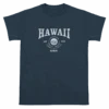 Vintage Dyed Tee - Collegiate: Dark Blue -Fashion Store 14671 VintageTeeCollegiateHawaii Front Blue 41258.1663892635