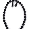 Kukui Nut Lei - Natural: Black -Fashion Store 15388 KukuiNutJewelry Lei Black 26661.1663276753