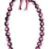 Kukui Nut Lei - Painted: Pink -Fashion Store 15390 PaintedKukuiNutJewelry Lei Pink 38466.1663277394