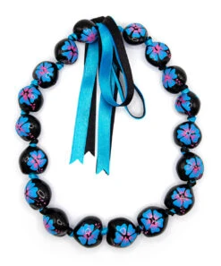 Kukui Nut Choker - Painted: Blue
