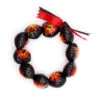 Kukui Nut Bracelet - Painted: Red -Fashion Store 15394 PaintedKukuiNutJewelry Bracelet Red 00232.1666396083