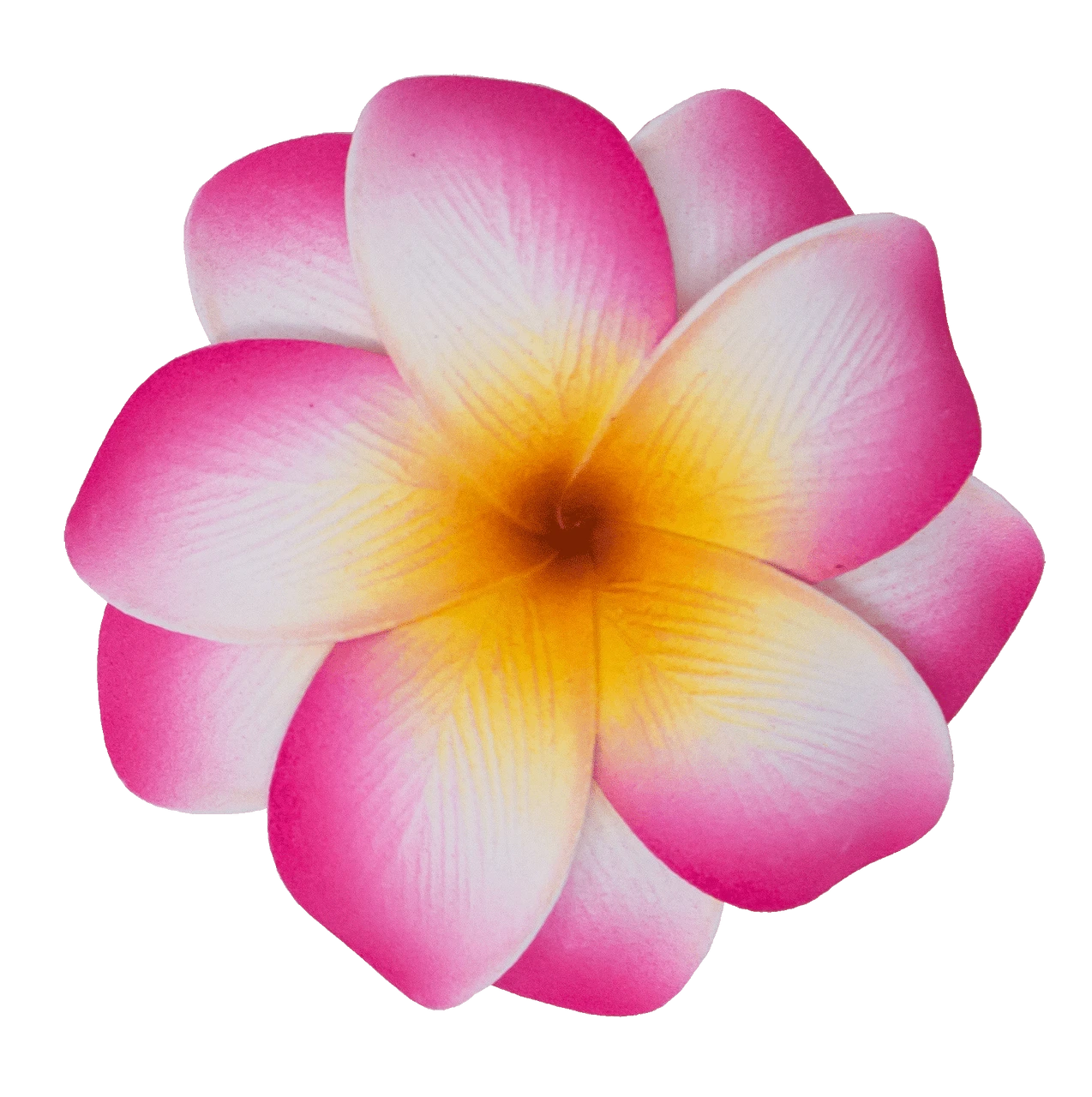 Medium Double Plumeria Clip: Pink 3 Medium Double Plumeria Clip: Pink