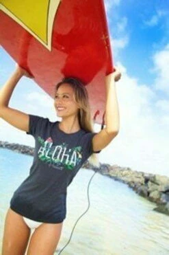 Island Girl® Surf Tee - Sun Surf: Charcoal Heather -Fashion Store 1655763698.1280.1280 51746.1658781787