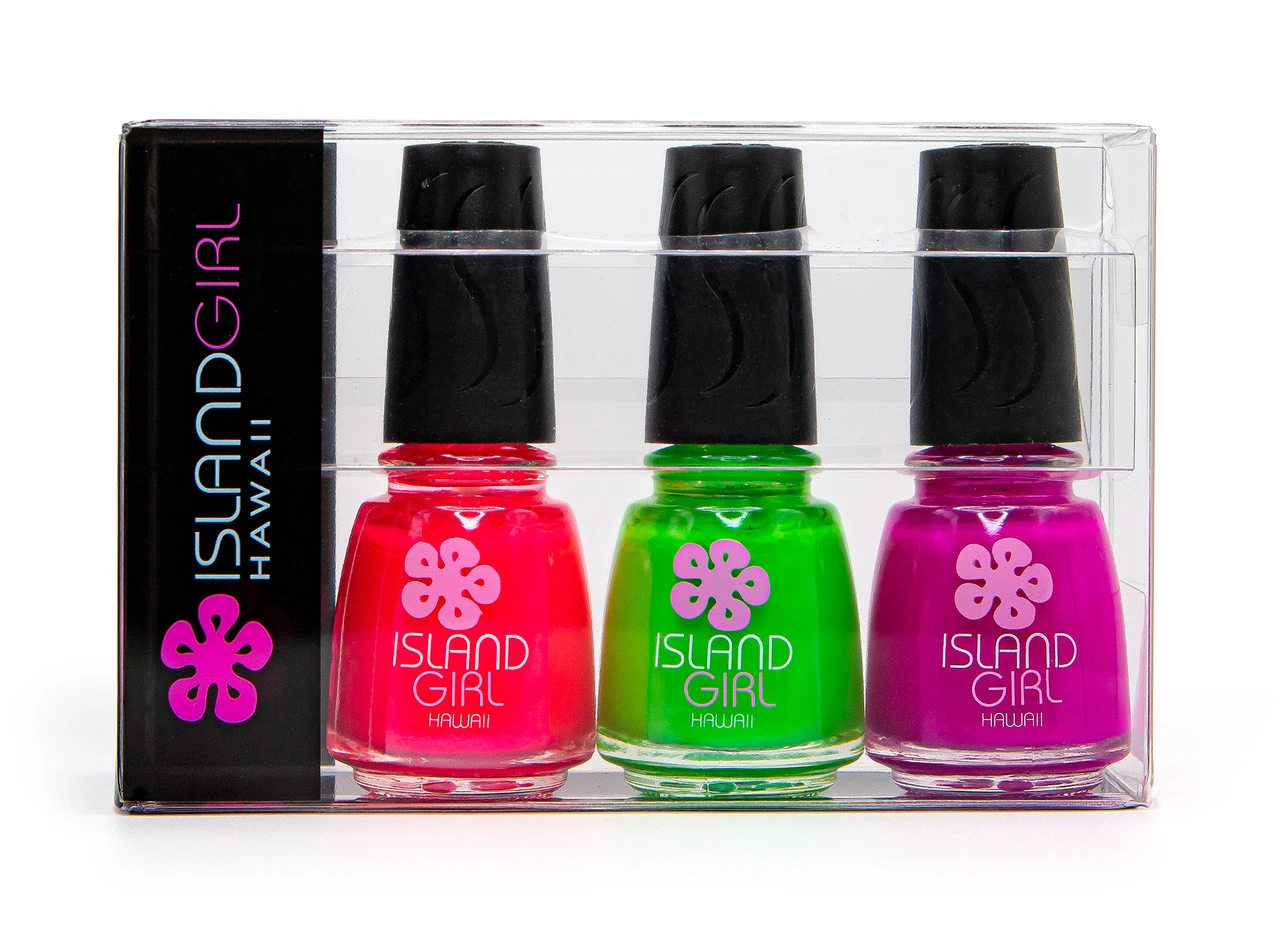 Island Girl® Hawaii 3 Pack Nail Color Set: Bright 4 Island Girl® Hawaii 3 Pack Nail Color Set: Bright - Image 2