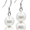 Jewel Of The Sea Mother Of Pearl Earrings: White -Fashion Store 17735 WHITE JOTS MOP Earrings 95760.1702346468