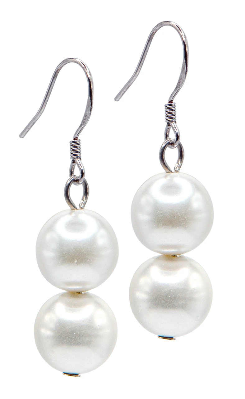 Jewel Of The Sea Mother Of Pearl Earrings: White 3 Jewel Of The Sea Mother Of Pearl Earrings: White
