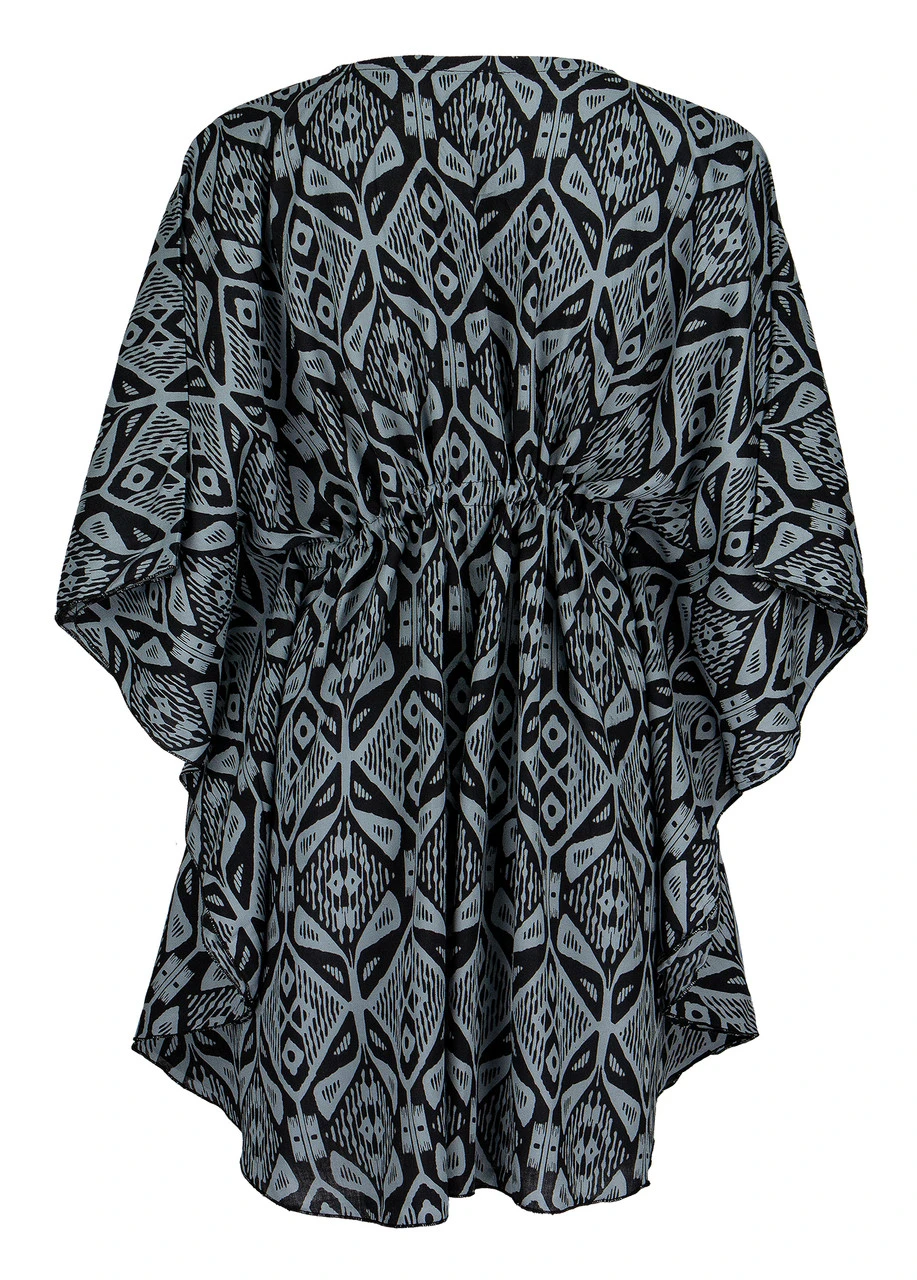 Napua Collection Cover Ups: Batik - Black 4 Napua Collection Cover Ups: Batik - Black - Image 2