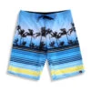 Men's Microfiber Board Shorts - Blue Scenery