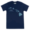 Hawaiian Athletics® Sports Tee - Islands: Navy -Fashion Store 27225 HAIslands Navy Front 34542.1668021683