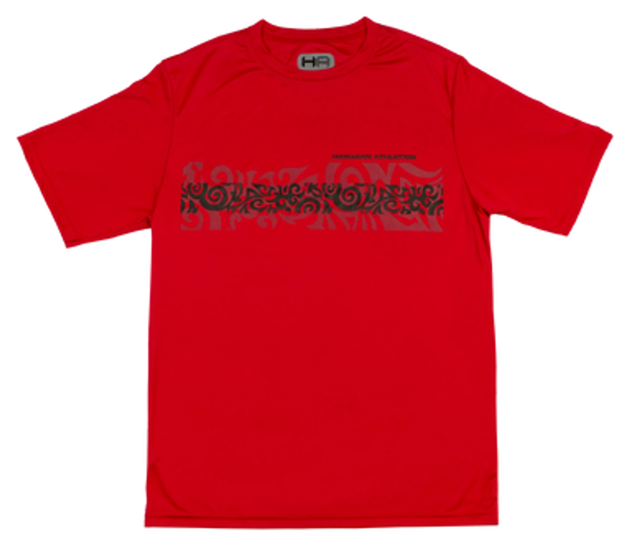 Hawaiian Athletics® Sports Tee - Tribal Band: Red 3 Hawaiian Athletics® Sports Tee - Tribal Band: Red