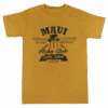 Crew Neck Tee - MAUI Aloha State: Gold -Fashion Store 28029M CrewNeckTee MAUIAlohaState Gold 00340.1661899531