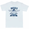 Crew Neck Tee - MAUI Aloha State: White -Fashion Store 28029M CrewNeckTee MAUIAlohaState White 41088.1661899788