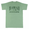 Crew Neck Tee - Islands Of Aloha: Green Heather -Fashion Store 29289 CrewNeckTee IslandsofAloha GreenHeather Front 61410.1663884339