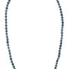 Freshwater Pearl Necklace 32": Black -Fashion Store 33732 FreshwaterPearls Necklace32 Black 67833.1704415770