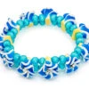 Flower Bracelet: Blue -Fashion Store 34130 OluOlu FlowerBracelet Blue 66158.1702348991
