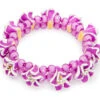 Flower Bracelet: Purple 1 Flower Bracelet: Purple -Fashion Store 34130 OluOlu FlowerBracelet Purple 07527.1702348999