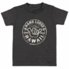 Hawaiian Performance Surfwear® Child's Tee - Shaka Brah: Charcoal Heather -Fashion Store 36429 ChildTeeHPSShakaBrah Front CharcoalHeather 40798.1658874525