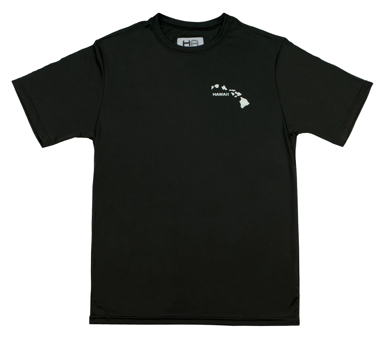 Hawaiian Athletics® Sports Tee - Islands Pocket: Black 3 Hawaiian Athletics® Sports Tee - Islands Pocket: Black
