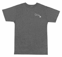 Hawaiian Athletics® Sports Tee - Islands Pocket: Charcoal Heather