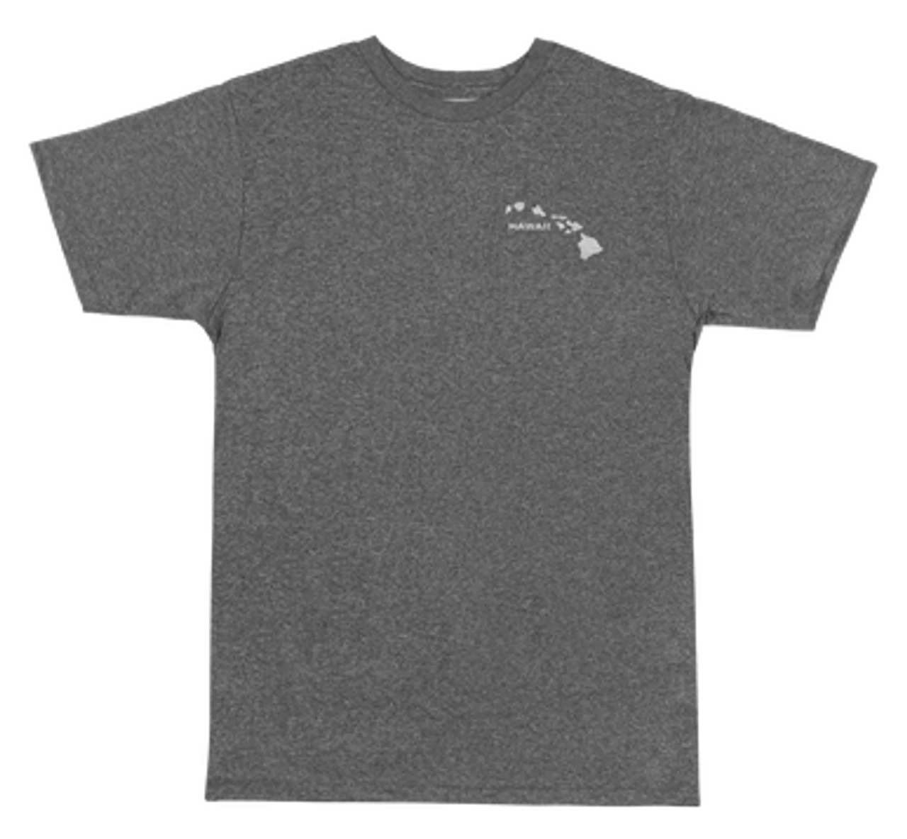 Hawaiian Athletics® Sports Tee - Islands Pocket: Charcoal Heather 3 Hawaiian Athletics® Sports Tee - Islands Pocket: Charcoal Heather