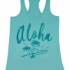Island Girl® Racerback Tee - Aloha Palms: Mint -Fashion Store 39605 RacerbackIGPalms Front Mint 12194.1661890732