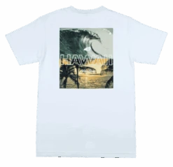 Hawaiian Performance Surfwear® - Hawaii Pipeline: White