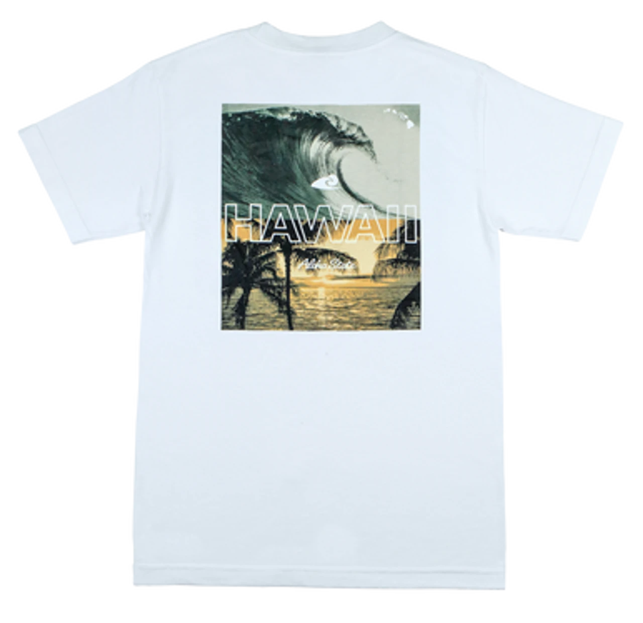 Hawaiian Performance Surfwear® - Hawaii Pipeline: White 3 Hawaiian Performance Surfwear® - Hawaii Pipeline: White