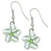 Single Plumeria Flower Earrings By Aloha 808: Green 2 Single Plumeria Flower Earrings By Aloha 808: Green -Fashion Store 42436 GR Aloha808 SinglePlumeriaFlowerEarring Green 54190.1674609292