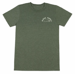 Crew Neck Tee - Tropic: Green Heather