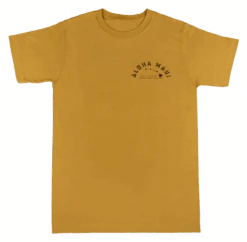 Crew Neck Tee - MAUI Tropic: Gold