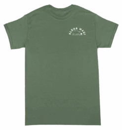 Crew Neck Tee - MAUI Tropic: Green Heather