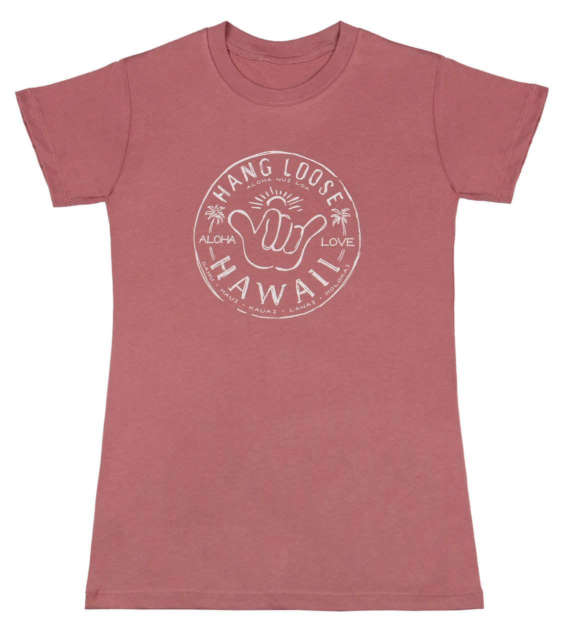 Island Girl® Surf Tee - Hangloose: Rose 3 Island Girl® Surf Tee - Hangloose: Rose