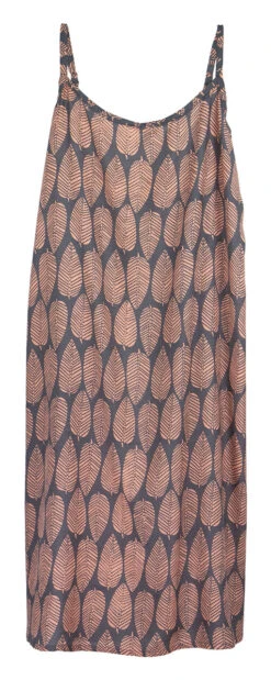 Napua Collection Sundress: Mango Leaves - Coral -Fashion Store 44761 MA Napua Sundress MangoLeavesCoral Flat Front 15749.1707853755