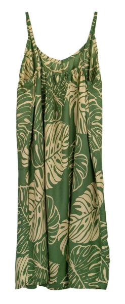 Napua Collection Sundress: Monstera Leaf - Olive W/ Tan 12 Napua Collection Sundress: Monstera Leaf - Olive W/ Tan -Fashion Store 44761 MO 1 1 Napua Sundress MonsteraLeafOliveTan Flat Back 90981.1707853633