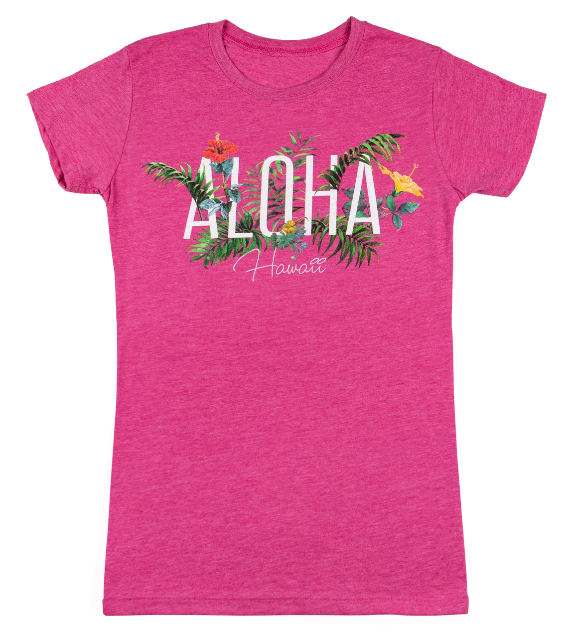 Island Girl® Surf Tee - Garden: Fuschia Heather 3 Island Girl® Surf Tee - Garden: Fuschia Heather