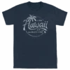 Vintage Dyed Tee - Natural Aloha: Dark Blue -Fashion Store 49536 VintageTeeNaturalAloha Front Blue 15671.1663900262