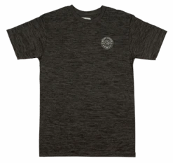 Hawaiian Athletics® Sports Tee - Shaka Pocket: Space Black