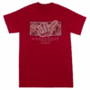 Crew Neck Tee - MAUI Hangloose Frame: Red Heather -Fashion Store 50642M CrewNeckTee MAUIHanglooseFrame RedHeather 88813.1663884785