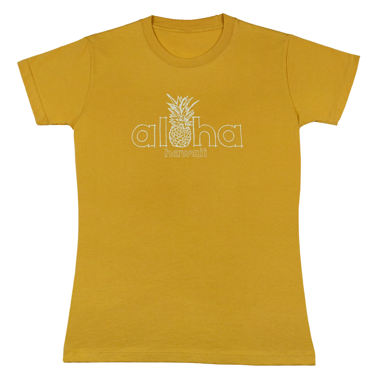 Island Girl® Surf Tee - Aloha Pine: Gold 3 Island Girl® Surf Tee - Aloha Pine: Gold