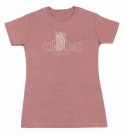 Island Girl® Surf Tee - Aloha Pine: Rose