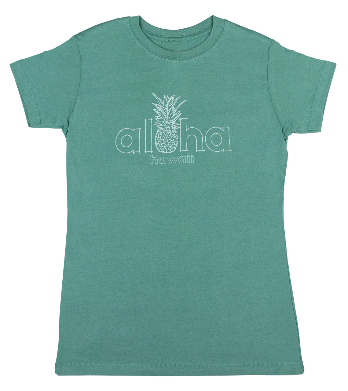 Island Girl® Surf Tee - Aloha Pine: Sea Green 3 Island Girl® Surf Tee - Aloha Pine: Sea Green