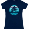 Island Girl® Surf Tee - Sunset: Navy -Fashion Store 51837 BabyTeeIGSunset Front Navy 70083.1663729315