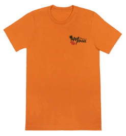 Vintage Dyed Tee - MAUI Hula: Orange