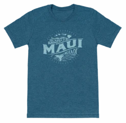 Vintage Dyed Tee - MAUI Islands: Denim Heather