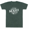 Vintage Dyed Tee - MAUI Islands: Green Heather -Fashion Store 51840M VintageTeeIslandsMaui Front GreenHeather 65860.1663894953