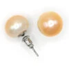 Freshwater Pearl Earring - Large: Coral -Fashion Store 54459 FreshwaterPearls Earring Coral 52864.1679357931