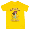 Hawaiian Performance Surfwear® Child's Tee - Mermaid: Yellow -Fashion Store 54524 childteehpsmermaid front yellow 25676.1658881275