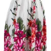 Ladies Elastic Tube Dress - Floral Mix: White 2 Ladies Elastic Tube Dress - Floral Mix: White -Fashion Store 56657 WHITE TubeDress FloralMix Model 48254.1707875656