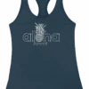 Island Girl® Racerback Tee - Aloha Pine: Indigo Blue
